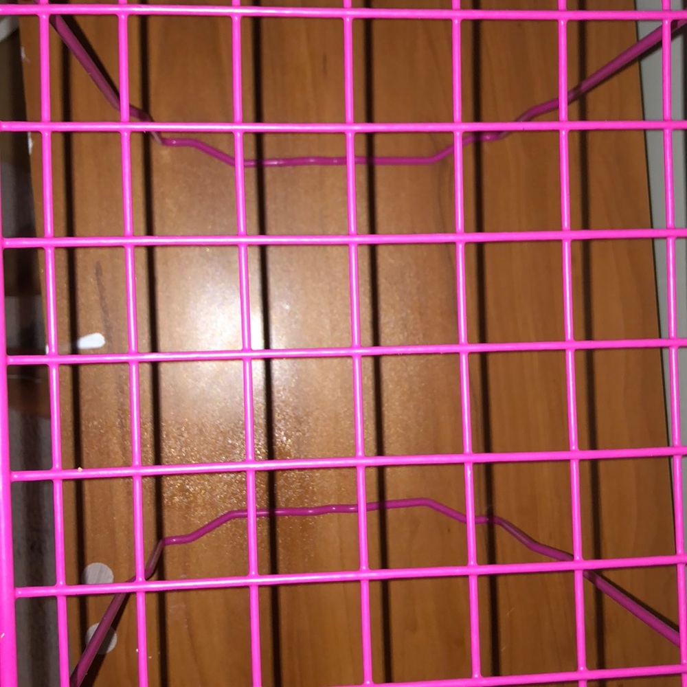 pink locker shelf